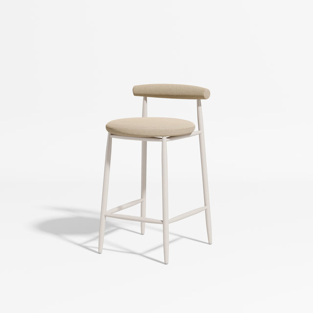 Swage Counter Chair Upholstered | Angus Easthope | DesignByThem ** Bone / Kvadrat Autumn 221 (Indoor Only)