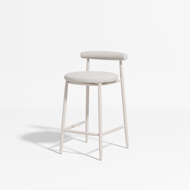 Swage Counter Chair Upholstered | Angus Easthope | DesignByThem ** Bone / Kvadrat Sahco Safire 007 (Indoor Only)