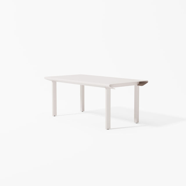 Sail Table - Textured Bone | Dining and Meeting Tables | 6 Seater Table | Powder Coated Aluminium | Indoor/Outdoor Table | Tom Fereday | Design By Them