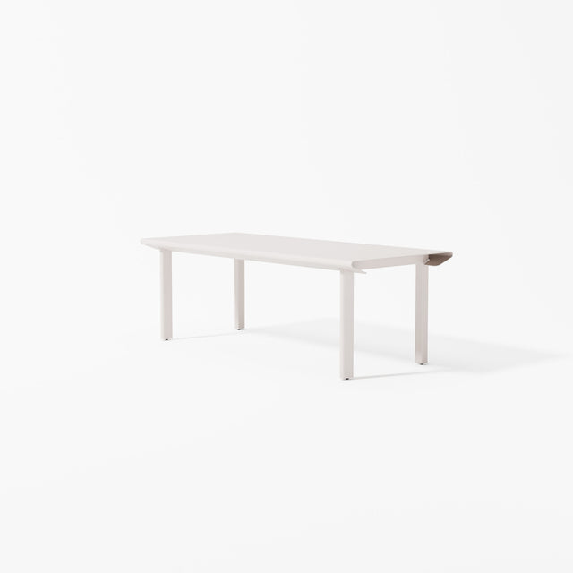 Sail Table - Textured Bone | Dining and Meeting Tables | 8 Seater Table | Powder Coated Aluminium | Indoor/Outdoor Table | Tom Fereday | Design By Them