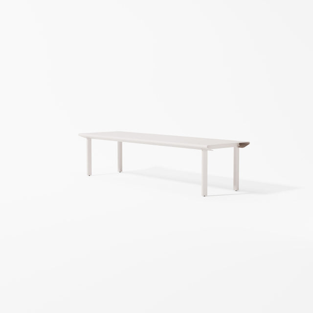 Sail Table - Textured Bone | Dining and Meeting Tables | 10 to 12 Seater Table | Indoor/Outdoor Table | Powder Coated Aluminium | Tom Fereday | Design By Them