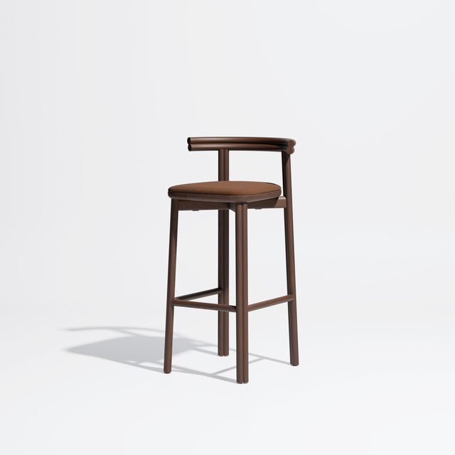 Twill Bar Chair Upholstered | Gibson Karlo | Design By Them ** Smoked Ash / Maharam Merit 033