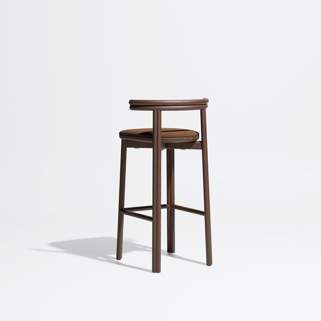 Twill Bar Chair Upholstered | Gibson Karlo | Design By Them ** Smoked Ash / Maharam Merit 035