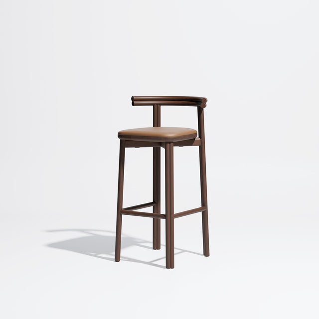 Twill Bar Chair Upholstered | Gibson Karlo | Design By Them ** Smoked Ash / Knoll Prairie 027