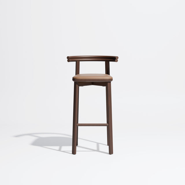 Twill Bar Chair Upholstered | Gibson Karlo | Design By Them ** Smoked Ash / Knoll Prairie 028