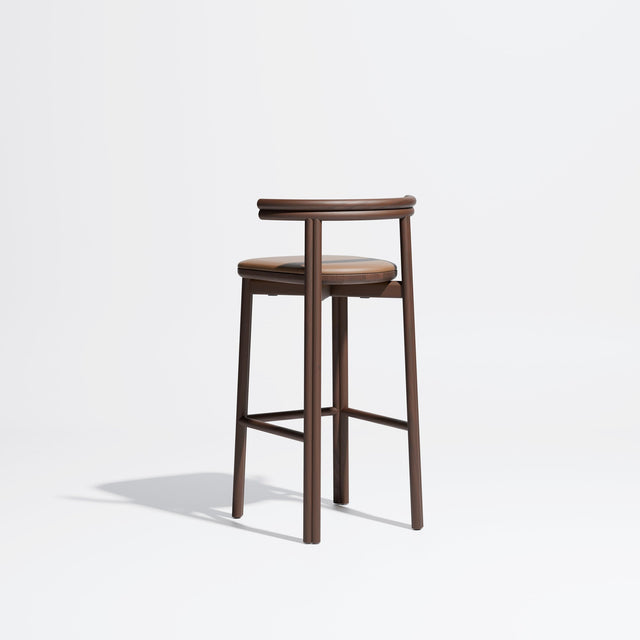 Twill Bar Chair Upholstered | Gibson Karlo | Design By Them ** Smoked Ash / Knoll Prairie 029