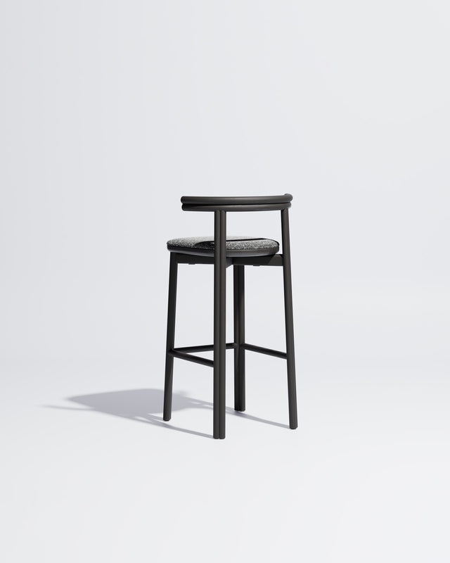 Twill Bar Chair Upholstered | Gibson Karlo | Design By Them ** Black / Kvadrat Zero - 004