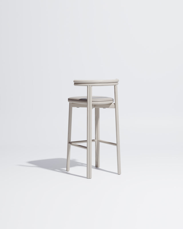 Twill Bar Chair Upholstered | Gibson Karlo | Design By Them ** Silk Grey / Knoll Prairie - 056