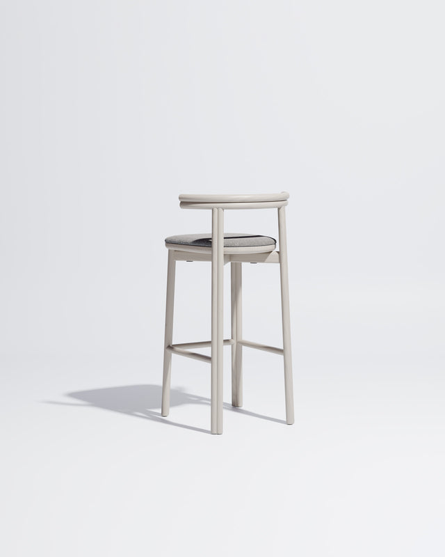 Twill Bar Chair Upholstered | Gibson Karlo | DesignByThem ** Silk Grey / Kvadrat Zero - 016