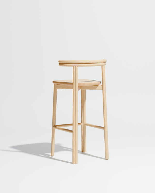 Natural Ash Twill Bar Chair | Timber Bar Stool | Gibson Karlo | DesignByThem