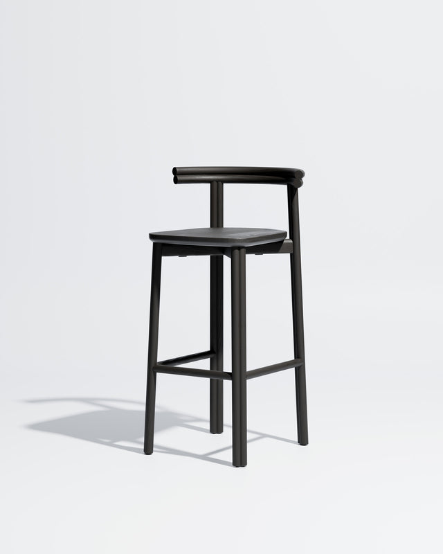 Black Twill Bar Chair | Timber Bar Stool | Gibson Karlo | DesignByThem