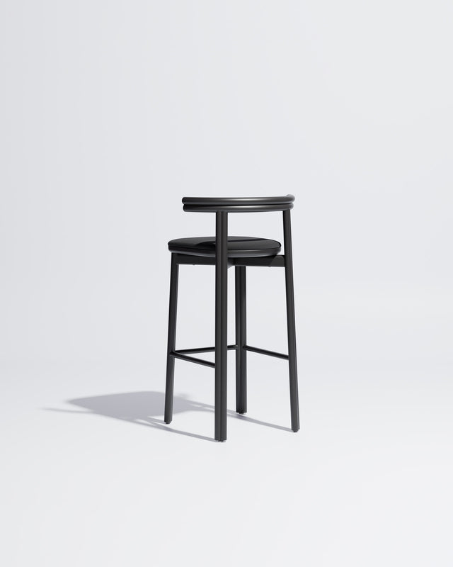 Twill Counter Chair - Metal Upholstered