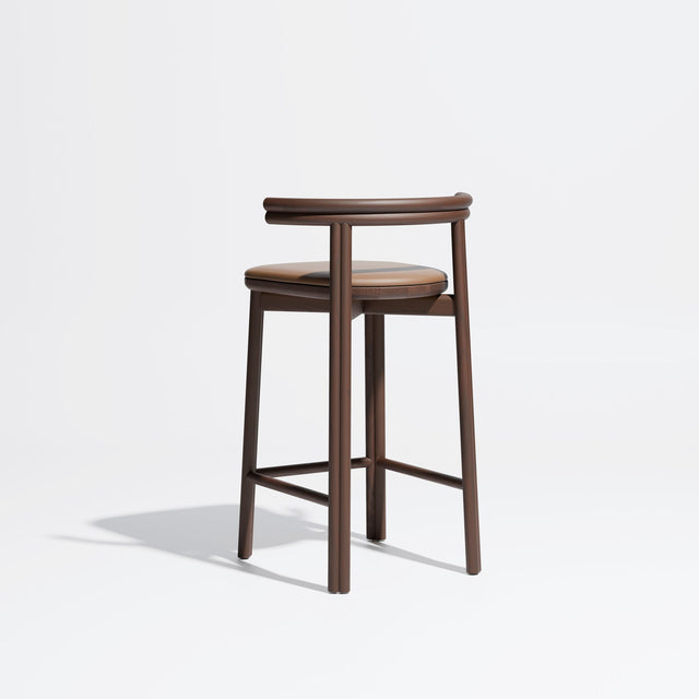 Twill Counter Chair Upholstered | Gibson Karlo | Design By Them ** Smoked Ash / Knoll Prairie 029
