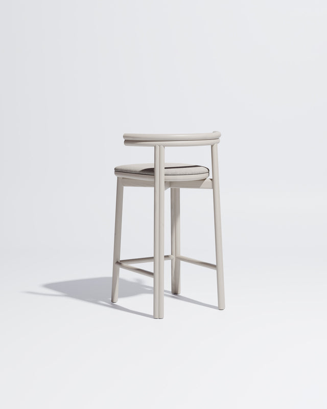 Twill Counter Chair Upholstered | Gibson Karlo | DesignByThem ** Silk Grey / Maharam Merit - 023