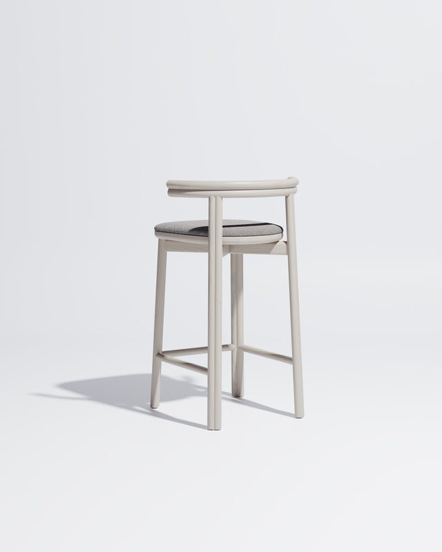 Twill Counter Chair Upholstered | Gibson Karlo | DesignByThem ** Silk Grey / Kvadrat Zero - 016