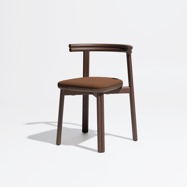 Twill Timber Dining Chair Upholstered | Gibson Karlo | Design By Them ** Smoked Ash / Maharam Merit 033
