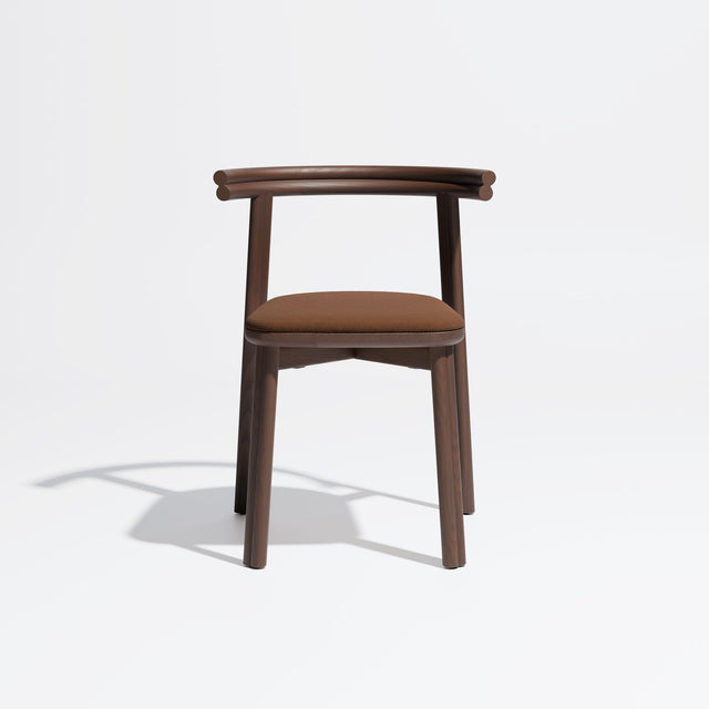 Twill Timber Dining Chair Upholstered | Gibson Karlo | Design By Them ** Smoked Ash / Maharam Merit 033
