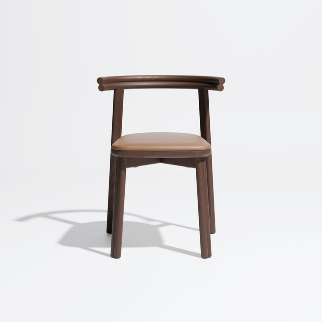 Twill Timber Dining Chair Upholstered | Gibson Karlo | Design By Them ** Smoked Ash / Knoll Prairie 027