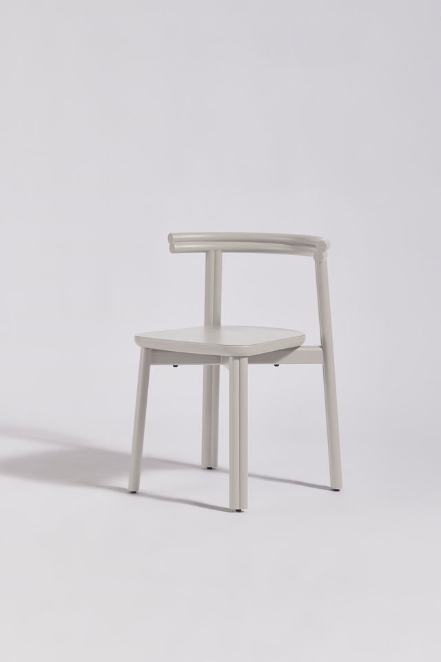 Twill Metal Chair | Silk Grey Metal Dining Chair | GibsonKarlo | DesignByThem