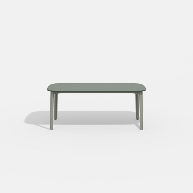 Twill Table by Gibson Karlo | Pale Eucalypt Olive Green Dining and Meeting Table | DesignByThem