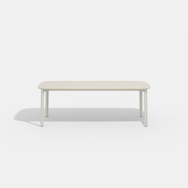Twill Table by Gibson Karlo | Silk Grey Dining and Meeting Table | DesignByThem