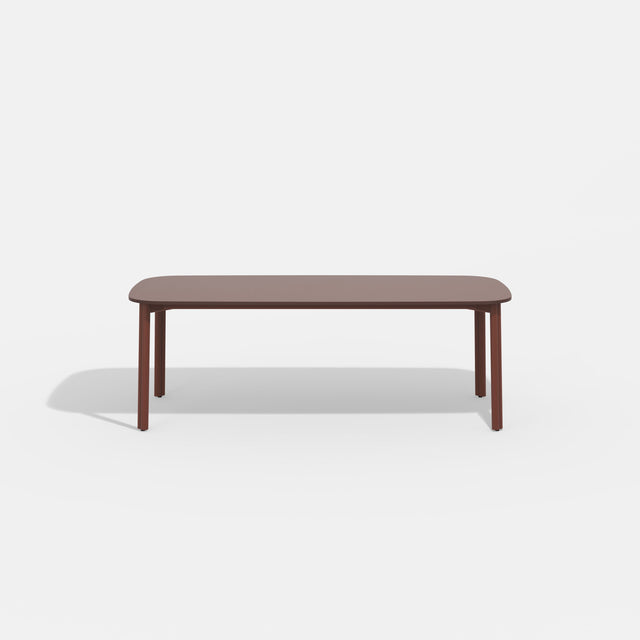 Twill Table by Gibson Karlo | Rust Red Maroon Dining and Meeting Table | DesignByThem