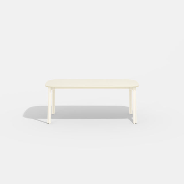Twill Table by Gibson Karlo | Soft White Dining and Meeting Table | DesignByThem
