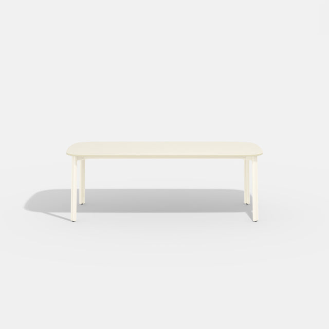Twill Table by Gibson Karlo | Soft White Dining and Meeting Table | DesignByThem