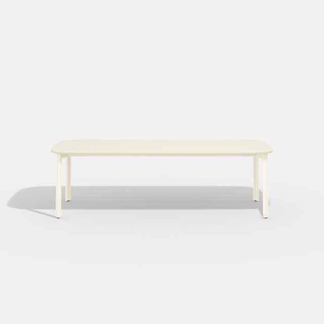 Twill Table by Gibson Karlo | Soft White Cream Dining and Meeting Table | DesignByThem