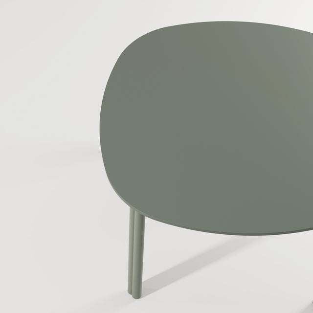 Twill Table by Gibson Karlo | Pale Eucalypt Olive Green Dining and Meeting Table | DesignByThem