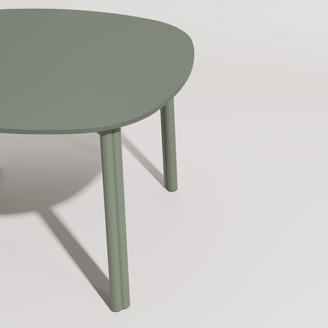 Twill Table by Gibson Karlo | Pale Eucalypt Olive Green Dining and Meeting Table | DesignByThem