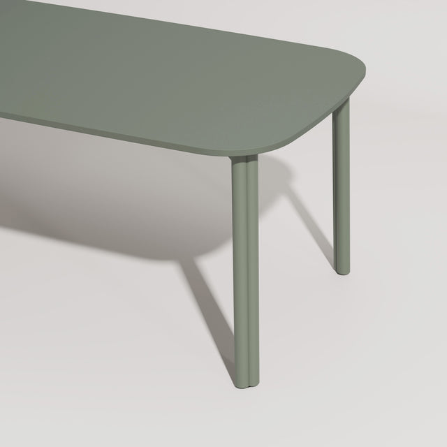 Twill Table by Gibson Karlo | Pale Eucalypt Olive Green Dining and Meeting Table | DesignByThem