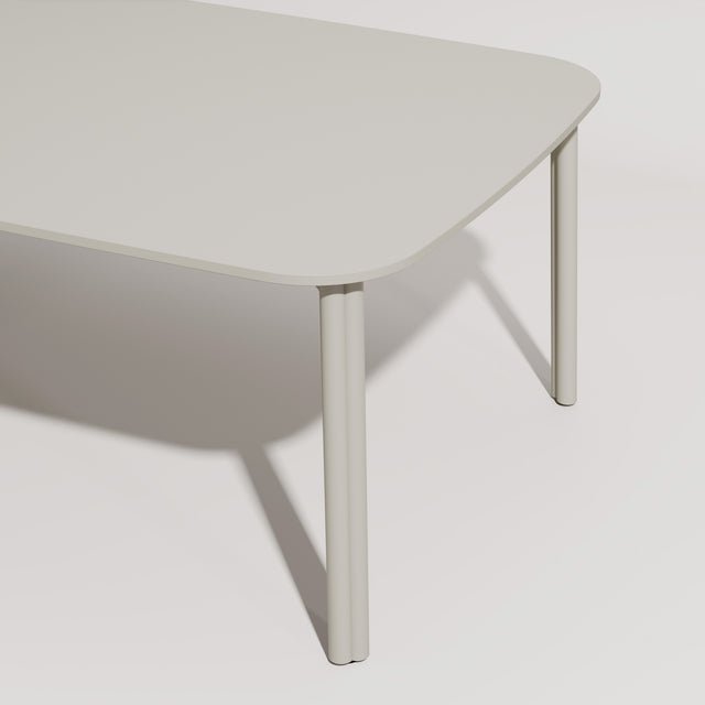 Twill Table by Gibson Karlo | Silk Grey Dining and Meeting Table | DesignByThem