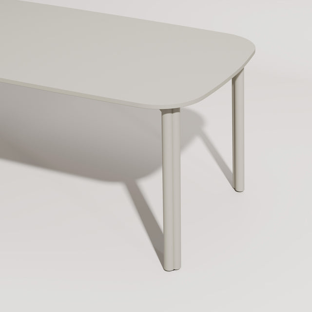 Twill Table by Gibson Karlo | Light Grey Dining and Meeting Table | DesignByThem