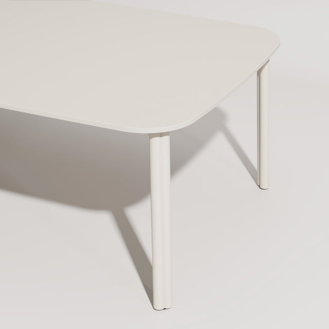 Twill Table by Gibson Karlo | Soft White Dining and Meeting Table | DesignByThem