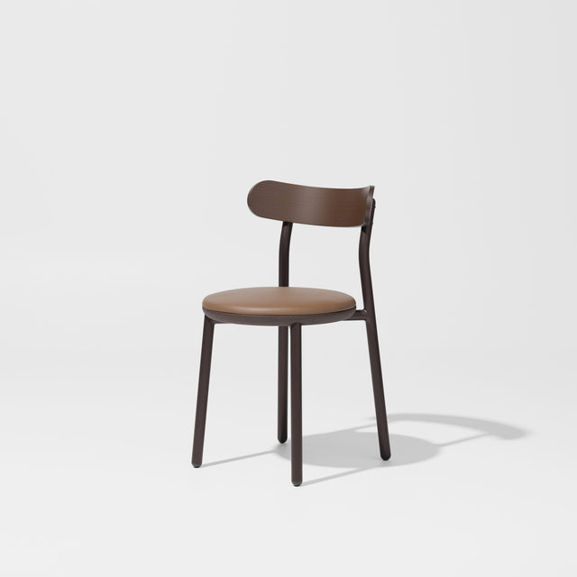 Them Chair - Upholstered | Gibson Karlo | Design By Them ** Knoll Prairie 027 / Dark Bronze