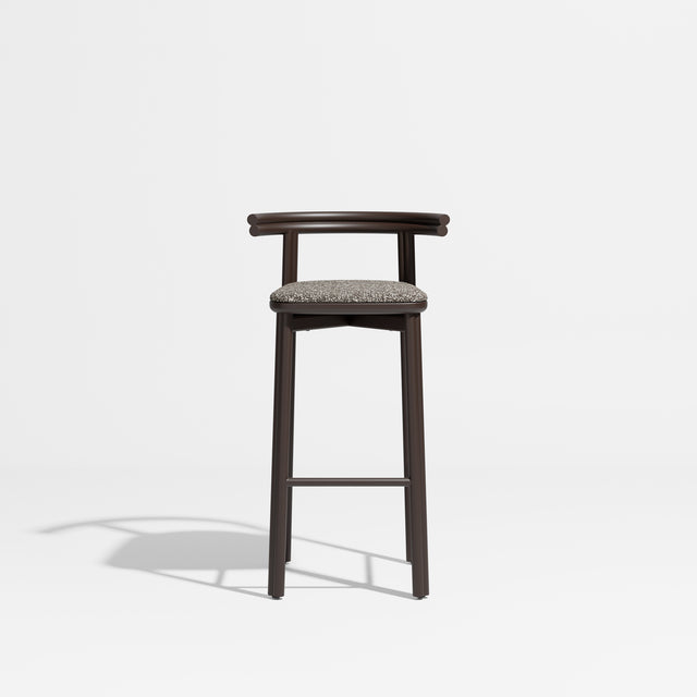 Twill Metal Bar Chair Upholstered | Gibson Karlo | Design By Them ** Chocolate Brown / Kvadrat Zero 011