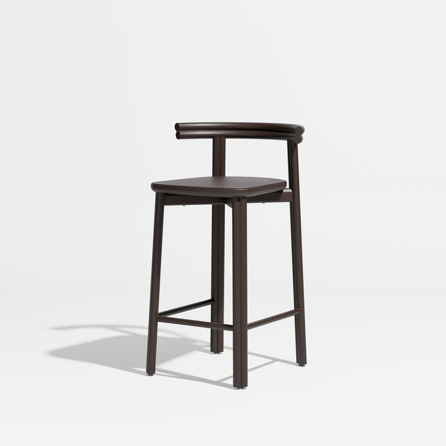Twill Counter Chair | Metal | Chocolate Brown | Gibson Karlo | Design By Them