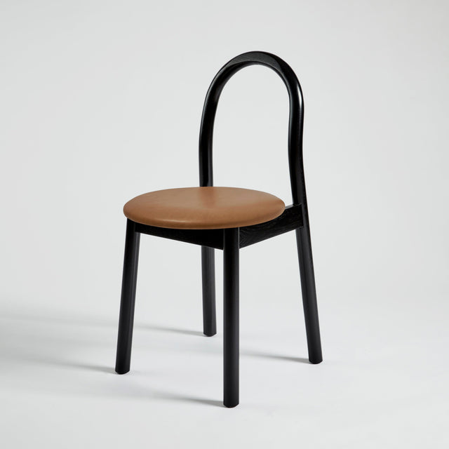 Bobby Chair - Ash Black Upholstered - Archive Store