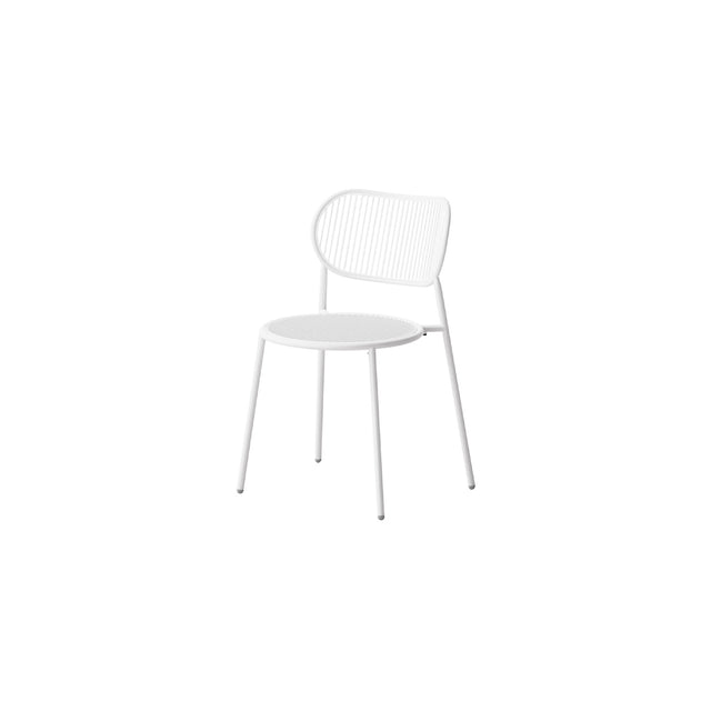 Piper Chair | Chairs | Powder Coated Stainless Steel | White | Nicholas Karlovasitis & Sarah Gibson | Design By Them