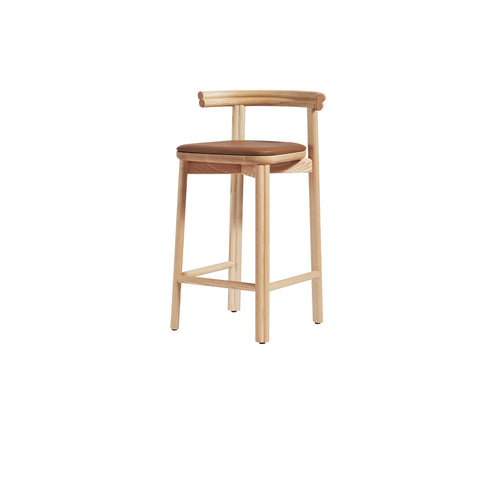 Twill Counter Chair - Timber Upholstered