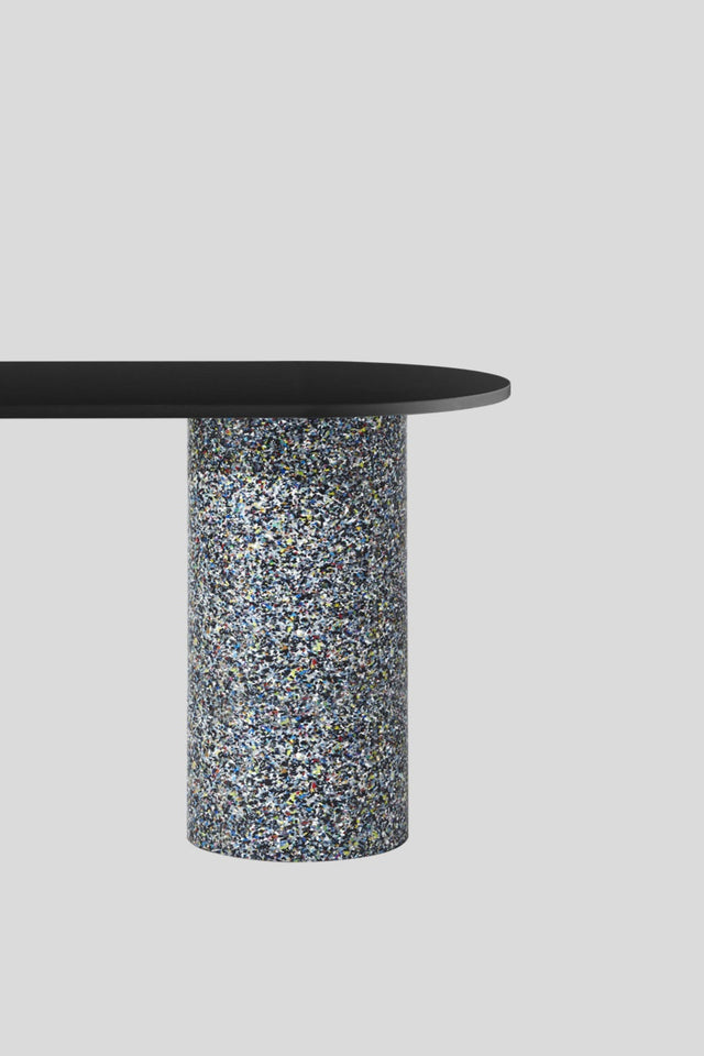 Confetti Pill Bar Table | 100% recycled plastic base | Timber & Laminate Tops | Indoor Outdoor Use | Gibson Karlo | DesignByThem | Gallery