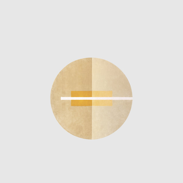 Overlay Rugs | Circle mustard | No fringe| Danielah Martinez | DesignByThem