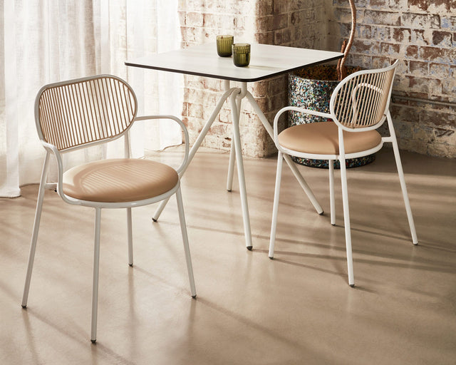 Piper Chair Upholstered | Indoor Outdoor Dining Set | Gibson Karlo | DesignByThem