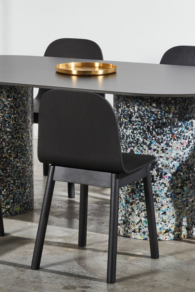 Potato Chair - Black Stained Oak - Timber Base | Gibson Karlo | Design By Them | Gallery