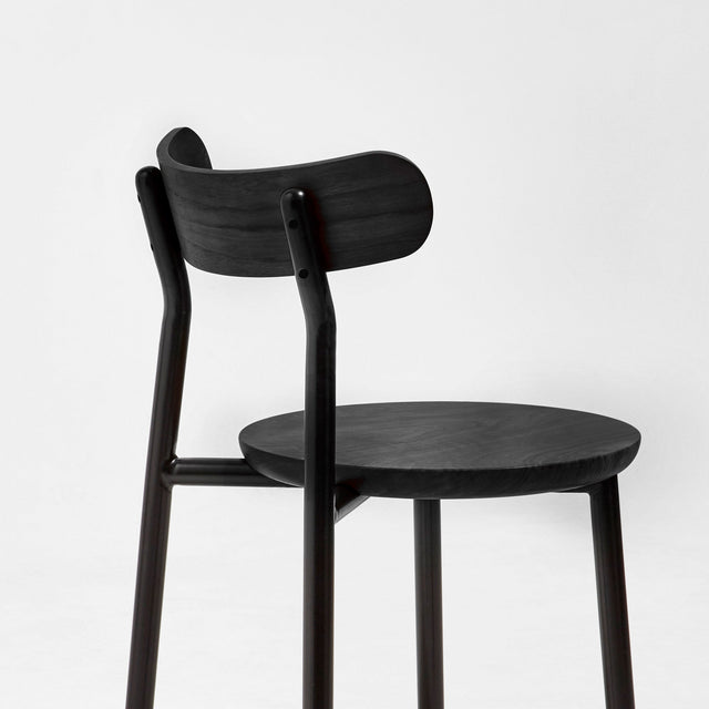Them Chair Black Stained | Ash & Walnut Timber & Metal Dining Chair | GibsonKarlo | DesignByThem