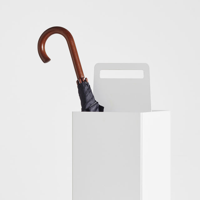 Alfred Umbrella Stand White | Floor Accessories | Seaton Mckeon, Nicholas Karlovasitis & Sarah Gibson | DesignByThem | Gallery