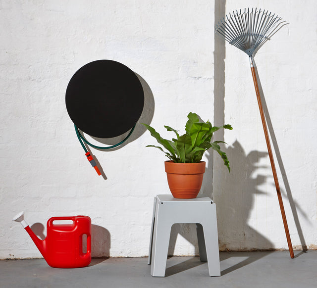 Dial Hose Hanger | Wall Accessories | Nicholas Karlovasitis & Sarah Gibson | Textured Black | Design By Them