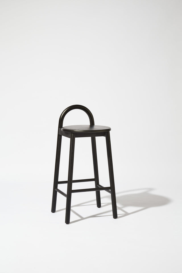 Bobby Bar Stools | Timber Counter Stool | Daniel Tucker | DesignByThem ** Ash Black Stained Solid