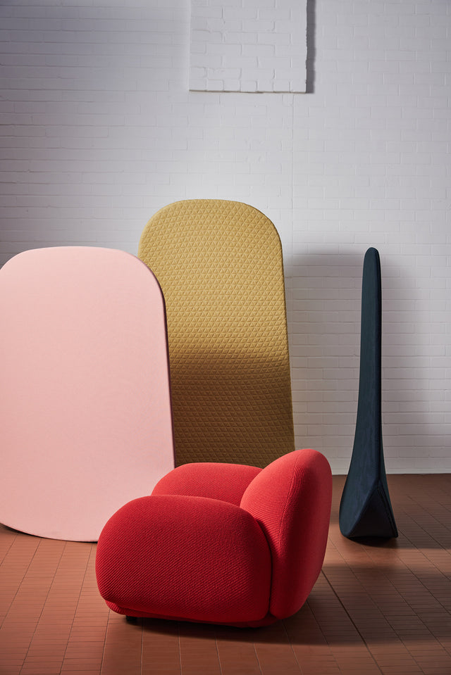 Buoy Room Dividers | Interactive Fabric Upholstered Partition | Rhys Cooper | DesignByThem | Gallery